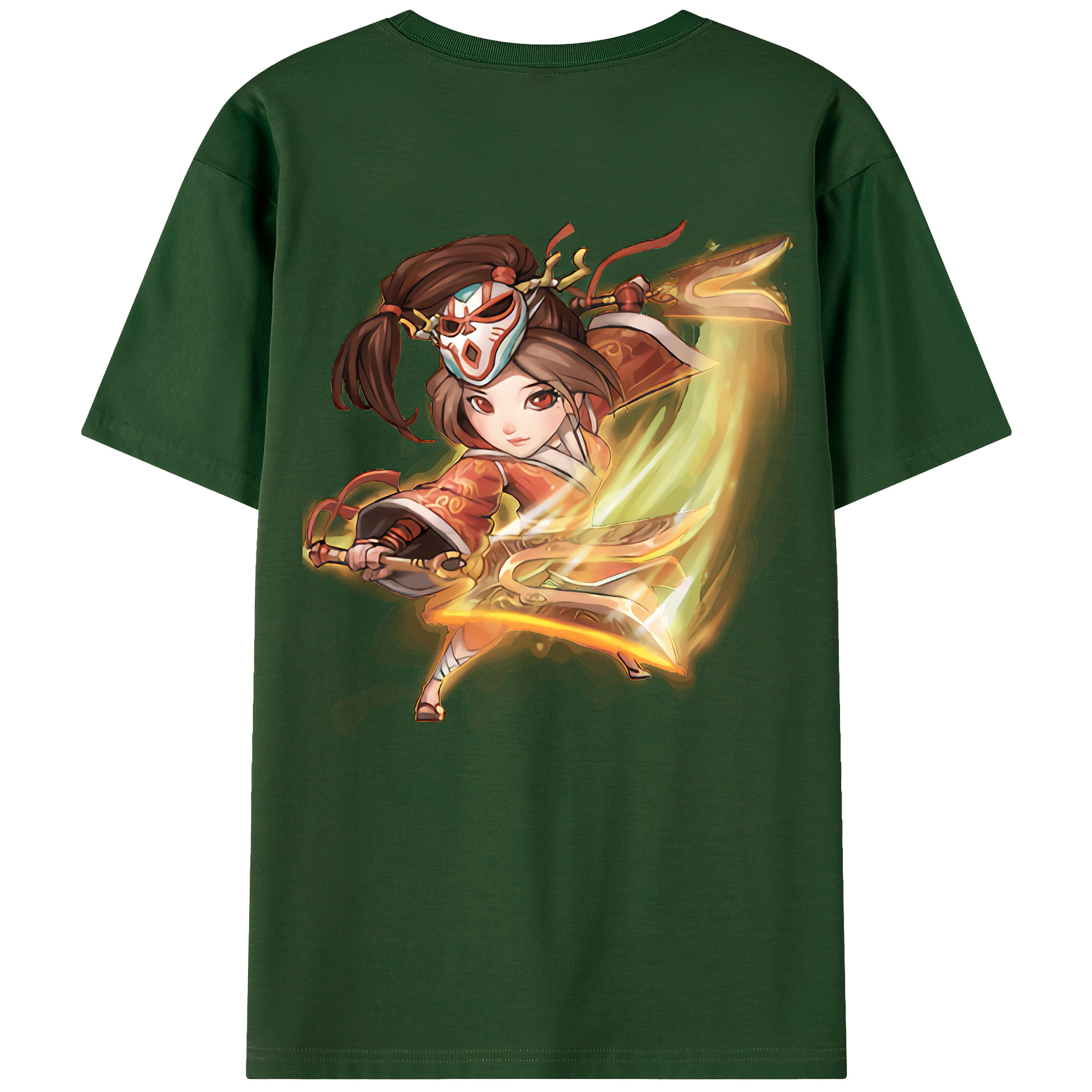 リーグ・オブ・レジェンド League of Legends LOL 綿100％半袖Tシャツ（背面プリント）